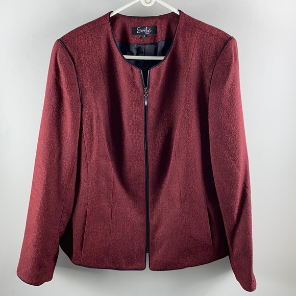 Emily Jackets & Blazers - Emily zip front blazer jacket